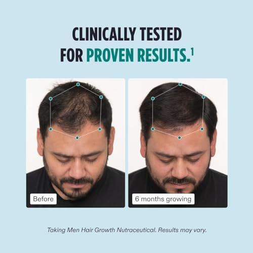 Nutrafol Men Hair Growth Supplement & Serum - Clinically Tested