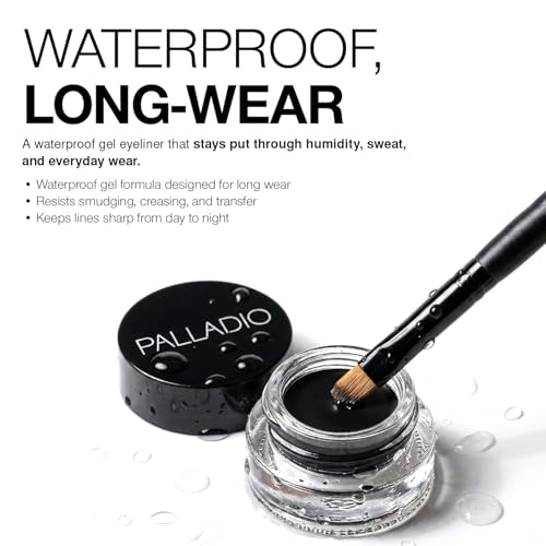 Palladio Liner Obsessed Waterproof Gel Eyeliner - Black