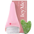 Pink Ice Roller & Gua Sha Set for Face & Migraine Relief - BAIMEI IcyMe
