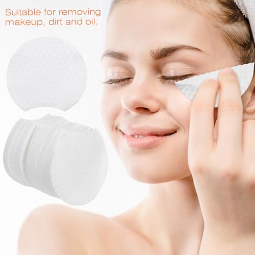 CALLARON 600Pcs Pearl Makeup Remover Cotton Pads - Exfoliating Cleansing Wipes