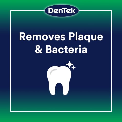 DenTek Floss Picks Advanced Clean Mint 150 Count - Plaque & Food Remover