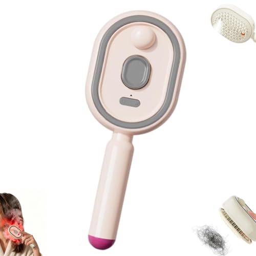 Electric Spray Detangling Hair Brush with Massage & Mist