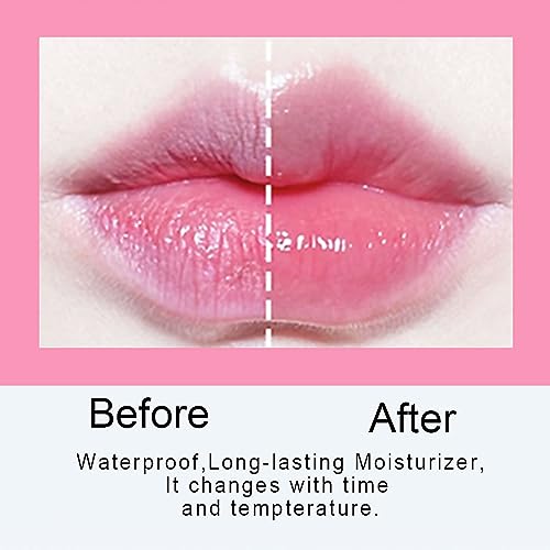 6Pcs Color-Changing Jelly Flower Lipstick with Aloe Vera