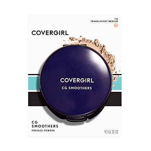 COVERGIRL Smoothers Pressed Powder, Translucent Medium 715, 0.32 Ounce (Packaging May Vary)