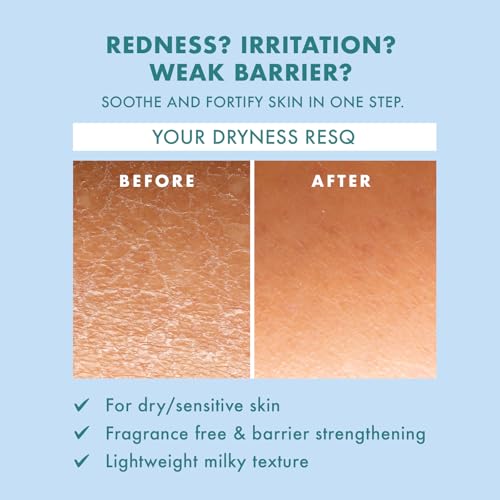 Skin ResQ by Petal Fresh Hello Hydration Milky Toner, Hydrating Facial Toner with 1% Ceramide Complex and Chamomile, Fragrance Free Moisturizing Toner for Dry Sensitive Skin, Made in Korea, 8 oz