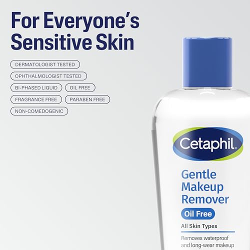 Cetaphil Gentle Oil-Free Makeup Remover for Sensitive Skin - 6 oz