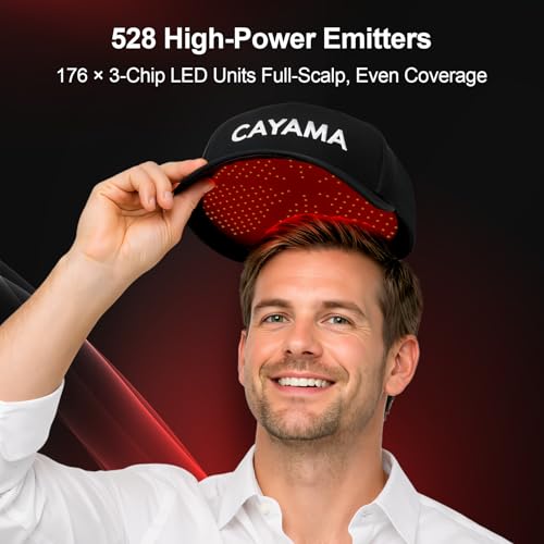 CAYAMA Red Light Hair Growth Cap - 528 LED Emitters