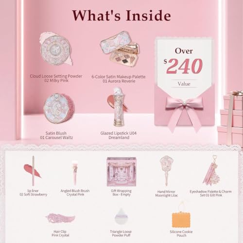 Flower Knows Knight Unicorn Mini Beauty Gift Set - 12pc Makeup Box