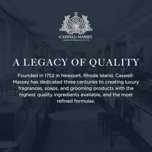 Caswell-Massey Almond Natural Bar Soap Gift Set - Moisturizing Triple-Milled Body Soap for Men & Women - Plant-Based with Essential Oils for Soft Skin, Cruelty-Free, USA Made, 12 Bars x 5.8 oz