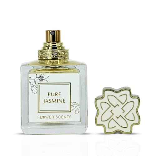Pure Jasmine Long Lasting Arabian Perfumes for Women ? Eau de Parfum Spray 65ML (2.2 OZ) ? Jasmine, Lemon & Musk Notes ? Airy, Refreshing Ladies Perfume - Signature Gift for Women