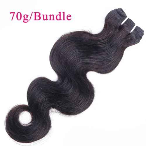 RESACA Body Wave 3 Bundles Human Hair Weave Weft Extentions Bundles for Women 20 22 24 Inch 100% Unprocessed Brazilian Virgin Human Hair (Nature Color Black)