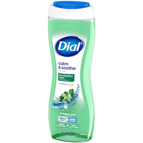 Dial Eucalyptus Mist Calming & Soothing Body Wash, 473 Milliliters (Pack of 1)