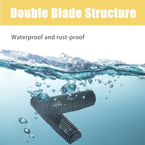 Replacement Foil and Cutter for BaBylissPRO Barberology Electric Shaver, Double Foil Shaver Replacement Head Compatible with BaBylissPRO Barberology FXFS2 Razors,Golden