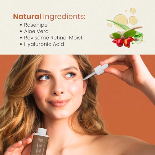 Age Defying Retinol Face Serum ? 1 Fl Oz | Anti-Aging with Rovisome Retinol, Hyaluronic Acid & Aloe Vera | Organic & Eco-Friendly | Reduces Fine Lines & Wrinkles