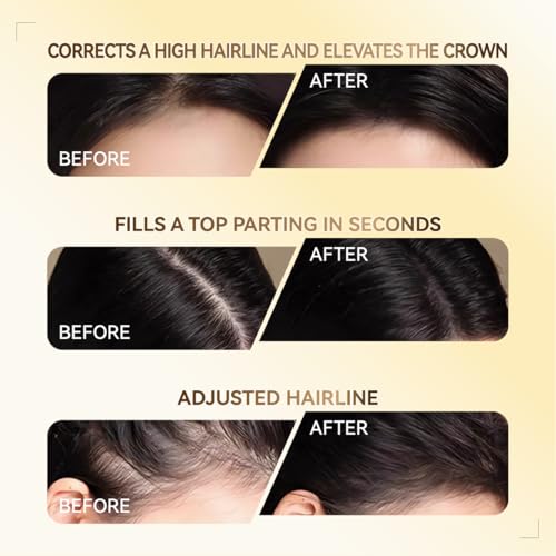 Hairline Shadow Powder - Instant Thinning Hair Concealer, Black
