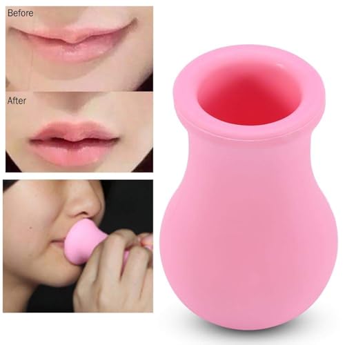 Lip Plumper Device with Soft Silicone Nozzle - Portable Enhancer