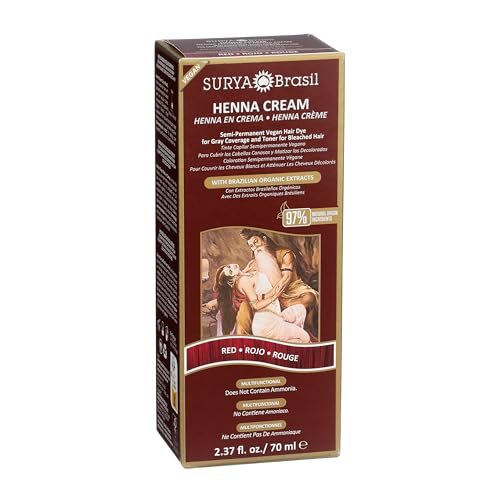 Surya Brasil Henna Cream Red - Natural Semi-Permanent Hair Color