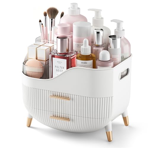 Makeup Organizer with Drawers - Cosmetic Storage Box for Vanity