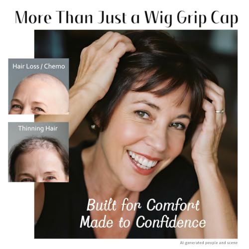 Dreamlover Wig Grip Cap with Non-Slip Band, Glueless