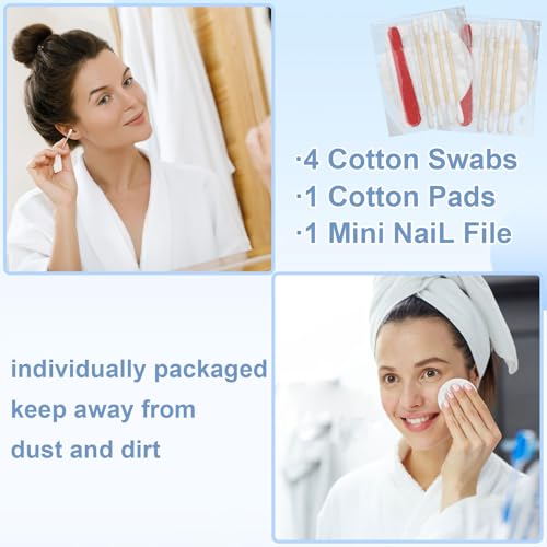40-Pack Disposable Travel Toiletry Kit Set