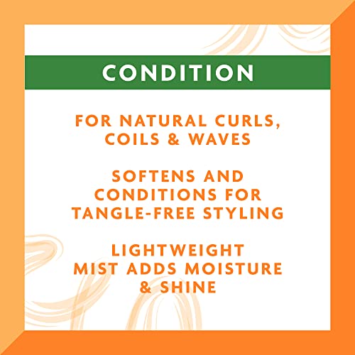 Cantu Coil Calm Detangler with Shea Butter - White 8 Fl Oz, Natural Hair Care