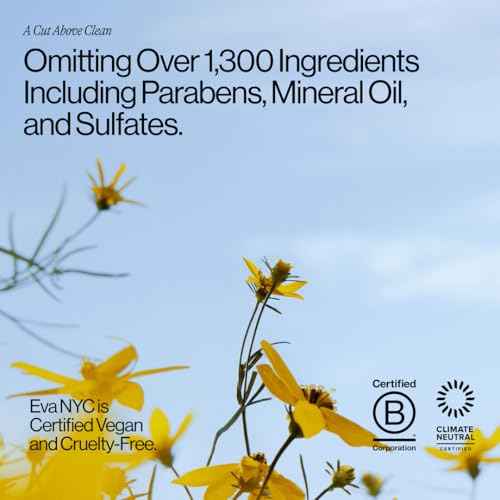 Eva NYC Anti-Frizz Shampoo and Conditioner Set with Argan Oil + Sunflower Seed Oil - Leaves Hair Soft, Shiny and Nourished - Sulfate-Free - Warm Vanilla Scent - Value Size - 31 fl oz (Pack of 2)