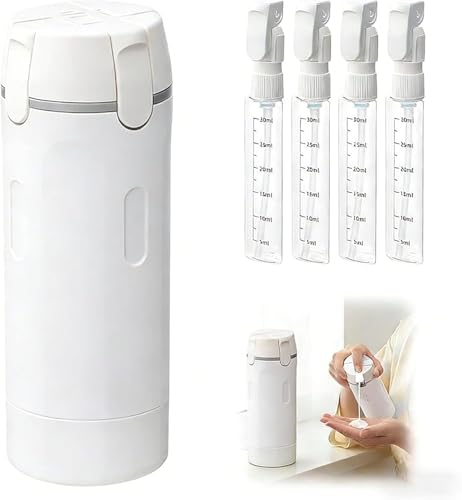 4-in-1 Travel Dispenser - 30ml Leak-Proof Bottles for Toiletries