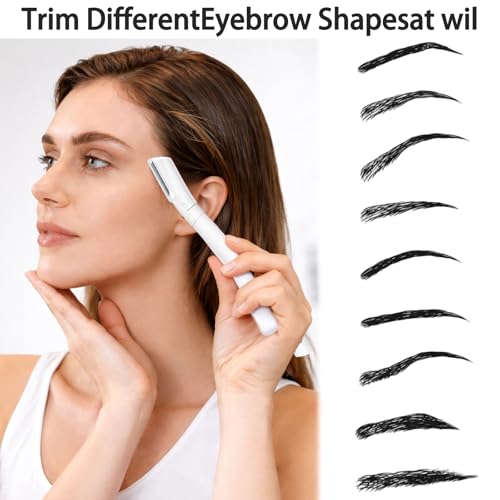 Fernfern Transparent Dermaplane Razor for Women Face 10 Pack - Gentle Exfoliation & Eyebrow Shaping