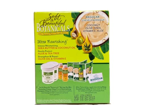 Soft & Beautiful Botanicals Texturizer Pack of 3 for Healthy Waves