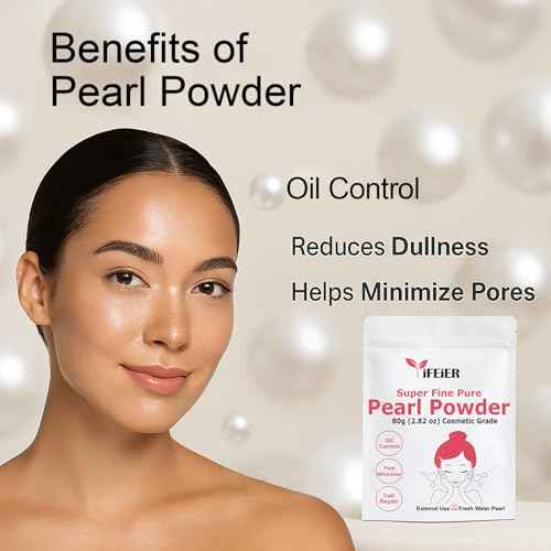 Pure Freshwater Nano Pearl Powder for Skincare and Homemade Cosmetics Grade. 80g(2.82oz) SuperFine Pearl Powder for DIY lotions | creams | serums | making face mask, Natural and Oranic