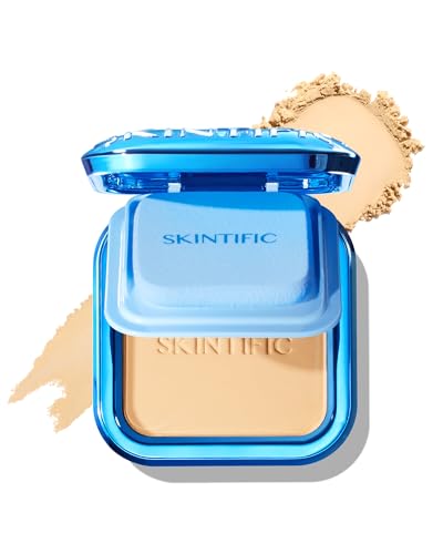 SKINTIFIC Ultra Cover Powder Foundation Full Coverage 02 Ivory