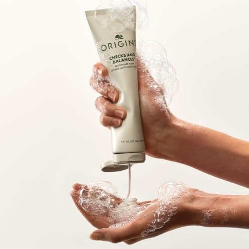 Origins Checks and Balances Frothy Face Wash | Gentle Face Cleanser for All Skin Types | With Mint