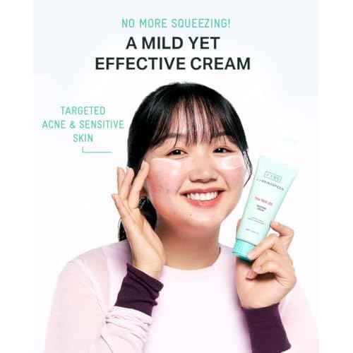 BRING GREEN Tea Tree Cica Soothing Cream Plus 100ml Korean Skin care, calming and soothing, moisturizer for skin, facial cream, trouble care, Blackhead Removing Pore care (Pack of 1)