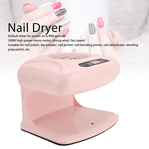 Air Nail Dryer, 300W Hot & Cold Wind Professional Nail Polish Dryer with Infrared Automatic Sensor, Air Nail Fan Blow Dryer for Regular Nail Polish, for Home and Salon