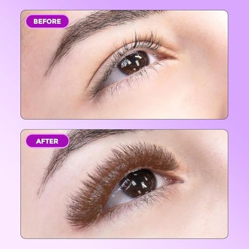 600 6D Premade Lash Fans Dark Brown 8-15mm Mix