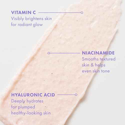 Isle of Paradise Brilliantly Bright Body Polish - Smoothes Rough, Dry Skin - Hydrating Exfoliating Scrub with Vitamin C, Niacinamide, and Hyaluronic Acid - 7.77 fl. oz