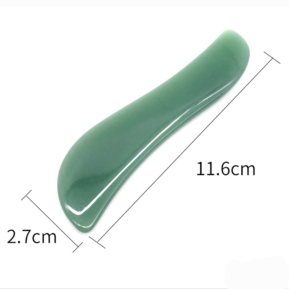 TOP SEWING Gua Sha Facials Tools for Back Massage Tools Board Natural Jade Stone for SPA Acupuncture Therapy Trigger Point Treatment