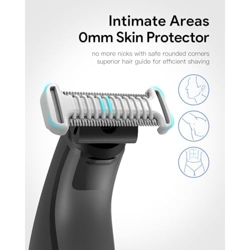Guard Combs Kit 6PC with 0/3mm Body Comb, 1/2/3/5mm Bi-Directional Guide for O Blade QP2724 QP2834 QP2520/30 QP2620/30 and Pro Series, Electric Shaver Attachments Oblade Accessories