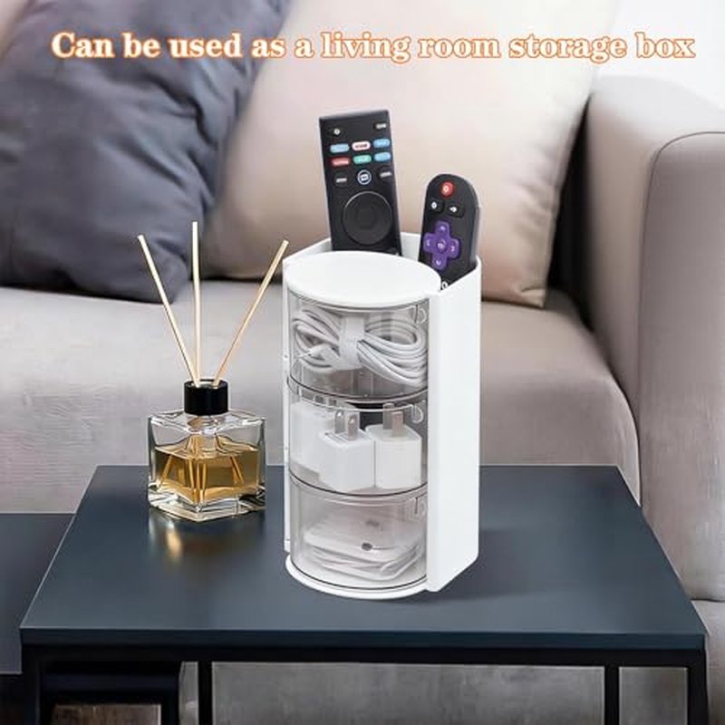 3-Tier Rotating Jewelry Organizer & Makeup Brush Holder