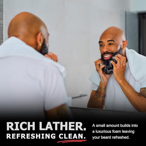 That Urban Edge Beard Shampoo | Professional Wash for Men | Moisturizing and Conditioning | Natural Formula Softens and Strengthens | Vegan for Thick, Soft Beard | 3.38fl oz