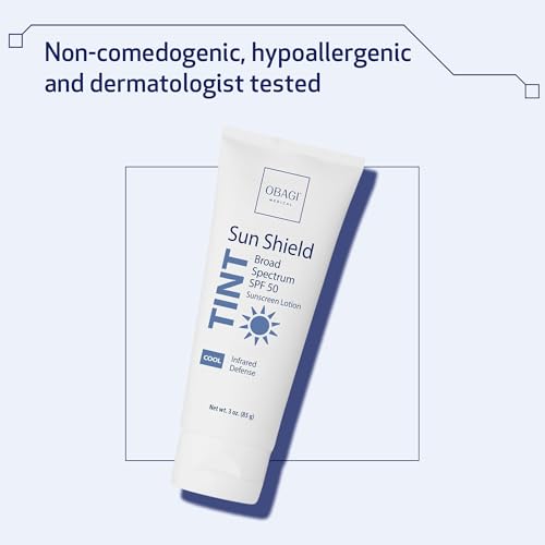 Obagi Sun Shield Tinted Sunscreen ? Broad Spectrum SPF 50 Protection from the Sun