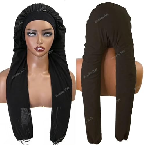 Large Satin Bonnets for Black Women - Sleep Cap for Braids