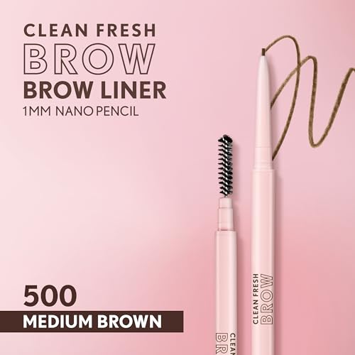 Covergirl Clean Fresh Brow Nano Eyebrow Pencil, Medium Brown