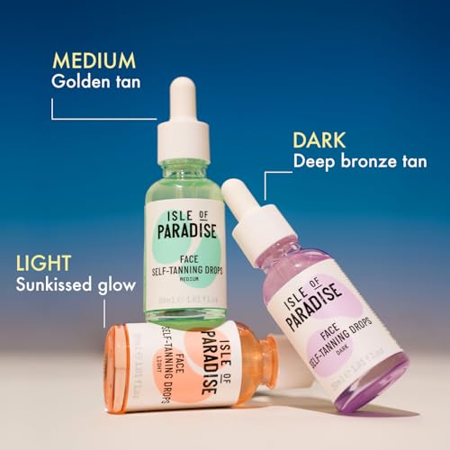 Isle of Paradise Mini Self Tanning Natural Glow Face Drops