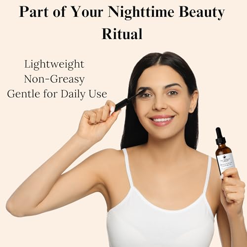 USDA Organic Castor Oil for Eyelashes and Eyebrows Growth - 100% Pure Cold-Pressed, Hexane-Free 60ml with Applicator - Handcrafted in Florida for Hair, Skin & Lashes