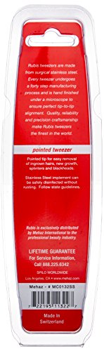 Rubis Switzerland Pointed Tip Tweezer