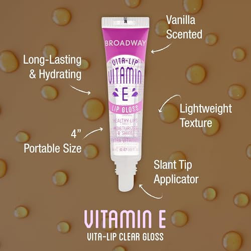 Ruby Kisses Broadway Vita-Lip Gloss 6-Pack – Vitamin E