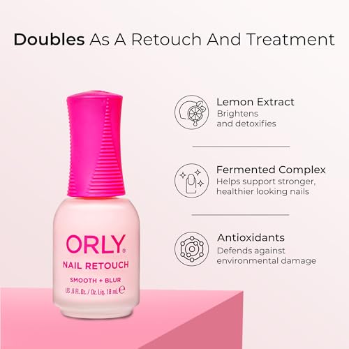 Orly Nail Retouch Smooth + Blur - Ridge Filler & Base Coat (18 ml)