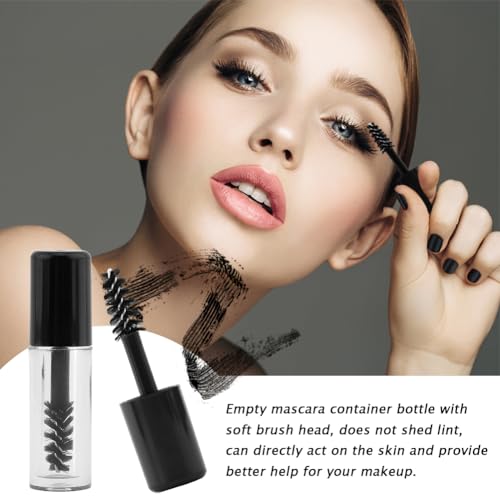 28 Empty Mascara Tubes with Eyelash Wand & Funnels