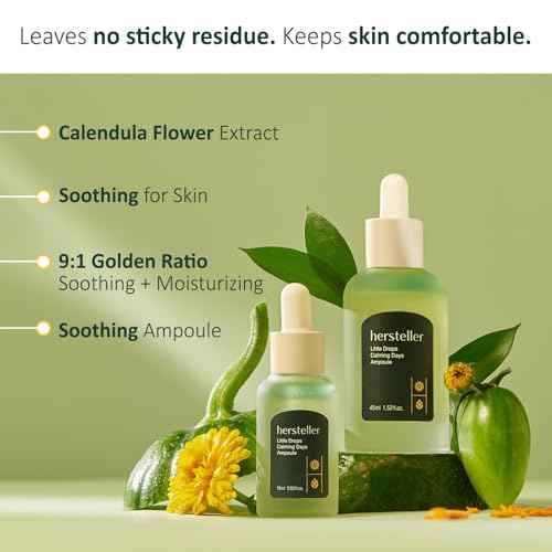 hersteller Little Drops Calming Days Ampoule 45ml, 1.5 Fl Oz Soothing for Sensitive Skin Calendula Flower Water Moisturizing Vegan Facial Skin Korean Skincare